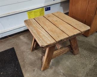 small. heavy outdoor table