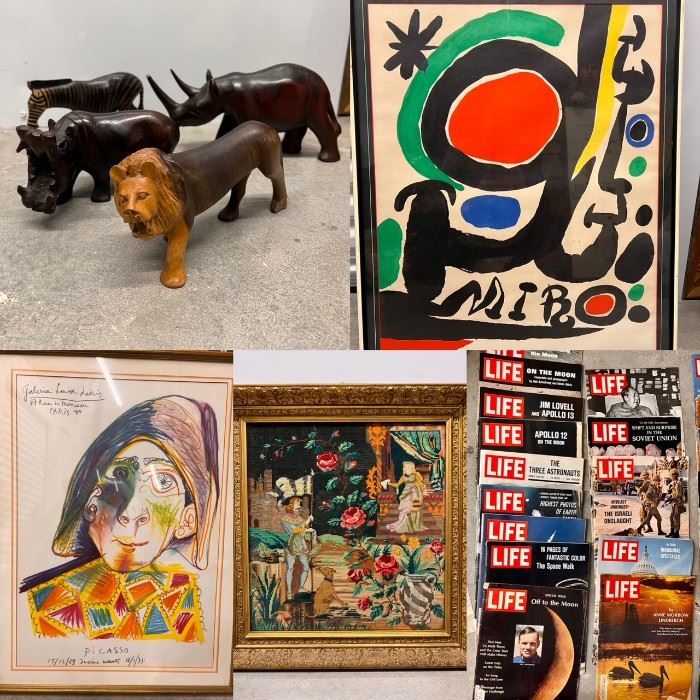 Picasso, Miro Vintage Posters