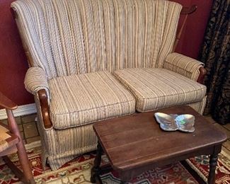 Rocking Loveseat, small bench/coffee table
