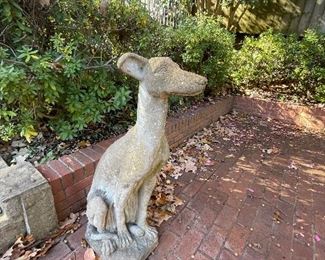 Concrete Dog Statues