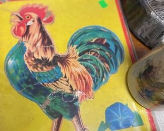 Vintage Rooster Puzzle