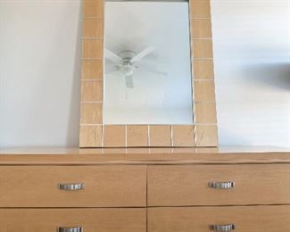 Available for pre-sale LANE 6 DRAWER DRESSER - LIGHT OAK FINISH - BEDROOM FURNITURE