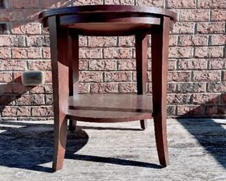 Available for pre-sale ETHAN ALLEN - ROUND SIDE TABLE 