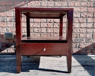 Available for pre-sale SQUARE END TABLE - CHERRY FINISH 