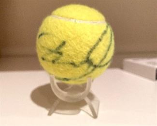 Tennis ball signed by Venus Williams