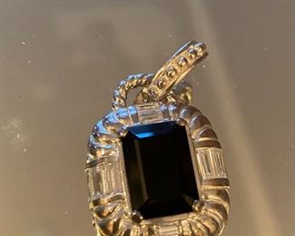 Judith Ripka sterling pendant