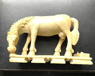 Chinese soapstone horse (10”)