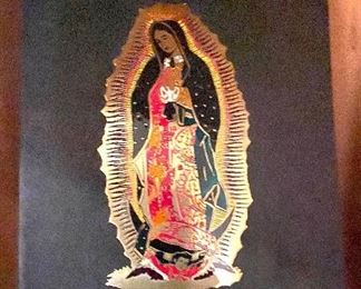 Small unsigned Our Lady of Guadalupe