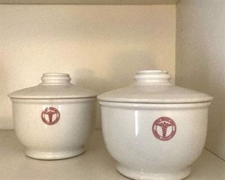 Military apothecary jars/containers