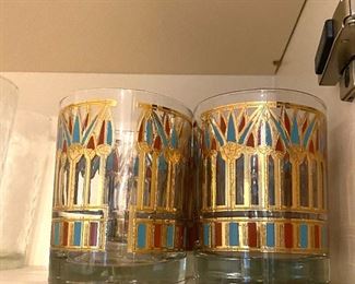Georges Briard/six Mid-Century highball glasses