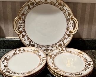 Hand Painted Nippon Dessert Set