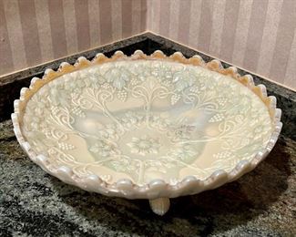 Milk Glass Compote