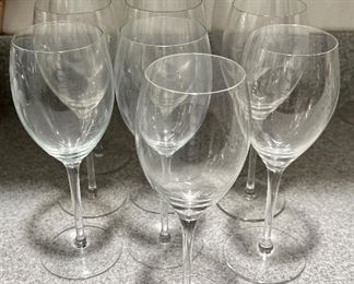 (10) Crate & Barrel Wine Glasses