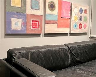 Stretched Canvas Abstract Art