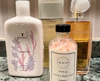 Perfume, Bath Salts, Body Lotion