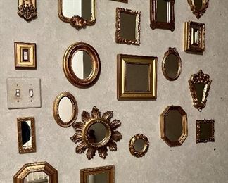 Decorative Gold Mirrors