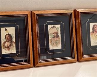 Framed Tobacco Cards