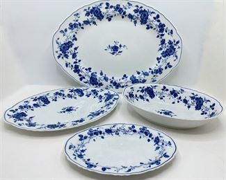 4 Vintage Royal Meissen Japan Fine China Platters & Serving Bowls, Matches Other Meissen Lots
Lot #: 6