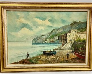 Vintage T. Bassetti Original Oil Painting, Signed
Lot #: 36