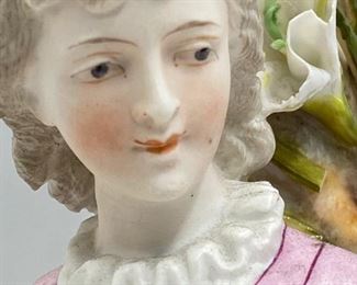 Vintage Hand Painted Porcelain Candelabra With Detachable Figurine Base, Numbered
Lot #: 39