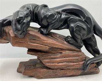 Vintage Alexander Danel Chalkware Panther Statue From Austin Sculptures, Signed
Lot #: 94