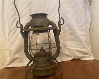 Railroad lantern.