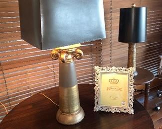Benny / Burts Cason collaboration hand crafted and decorated table lamp