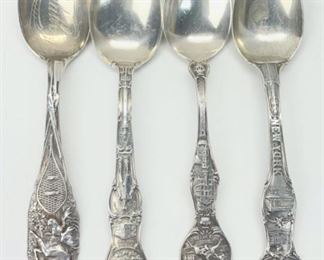 Fine Sterling Silver Collector Spoons