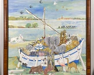Corinne Kowalski Artwork of Noah's Ark 