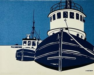 Marushka Screenprint on Fabric