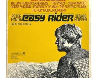 Vintage Easy Rider Film Soundtrack Vinyl Record 