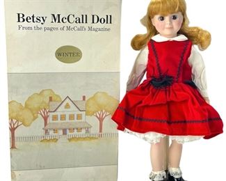 Betsy McCall Porcelain Doll Winter