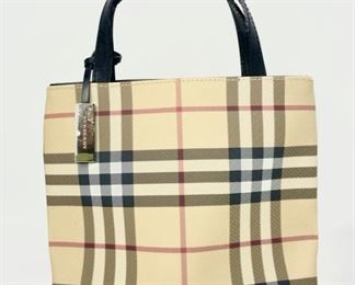 Burberry Nova Check Mini Tote Bag