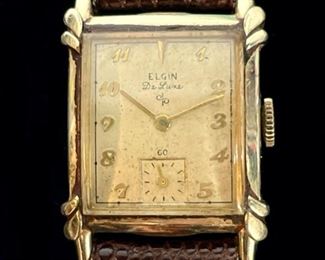 Vintage Elgin 17 Jewel 10k Gold Filled Mechanical Wristwatch