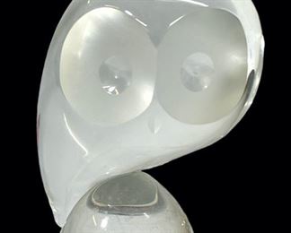 Steuben Art Glas Owl