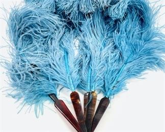 Antique Victorian Ostrich Fan 