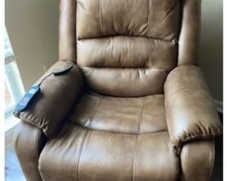 #34	Yandel Power Lift Chair in Saddle - Model 1090012  (purchased new)	 $700.00 
