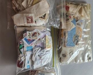 Bags and bags of stamps