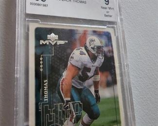Zach Thomas graded card
