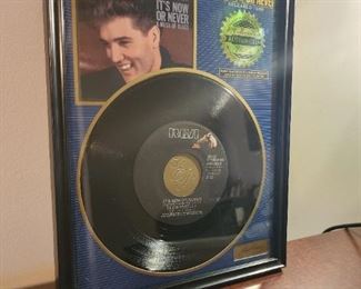 Elvis Presley It's Now Or Never framed 45