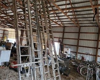 We have many many ladders including 20 foot ladders