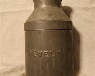 Pevely Metal milk can