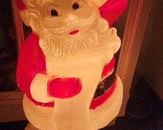 2 foot lighted Santa Blow Mold