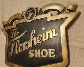 Wooden Florsheim sign 