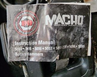 Macho Rotary hammer