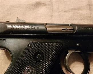 Ruger MK 2 pistol 22 cal