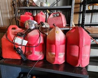 We have a ton of gas cans