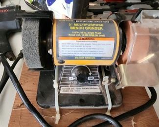 Multi purpose bench grinder
