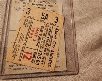 Game stub 1962