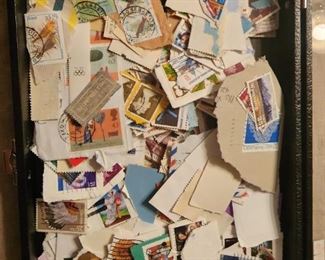 We have sooooo many stamps in this stamp collection